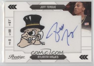 2009-10 Panini Prestige - NBA Draft Class - College Logo Patch Signatures #19 - Jeff Teague /100