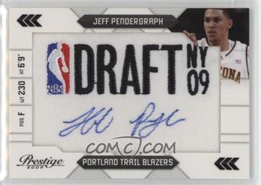 2009-10 Panini Prestige - NBA Draft Class - Draft Logo Patch Signatures #29 - Jeff Pendergraph /125