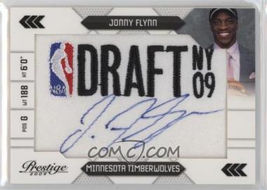 2009-10 Panini Prestige - NBA Draft Class - Draft Logo Patch Signatures #6 - Jonny Flynn /125