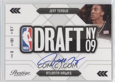 2009-10 Panini Prestige - NBA Draft Class - Signatures #19 - Jeff Teague