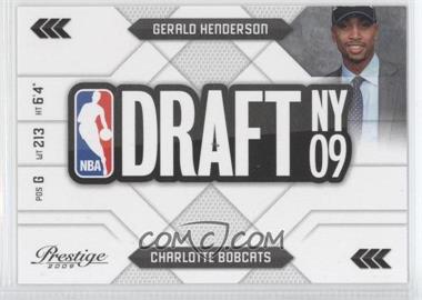 2009-10 Panini Prestige - NBA Draft Class #12 - Gerald Henderson