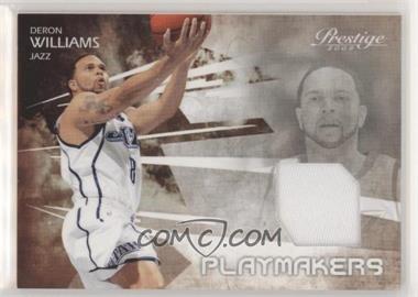 2009-10 Panini Prestige - Playmakers - Materials #14 - Deron Williams /250