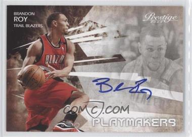 2009-10 Panini Prestige - Playmakers - Signatures #13 - Brandon Roy /100