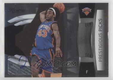 2009-10 Panini Prestige - Prestigious Picks - Black Signatures #7 - Jordan Hill /50