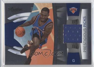 2009-10 Panini Prestige - Prestigious Picks - Blue Materials #27 - Toney Douglas