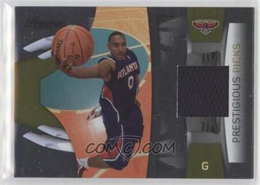 2009-10 Panini Prestige - Prestigious Picks - Gold Materials #18 - Jeff Teague /50