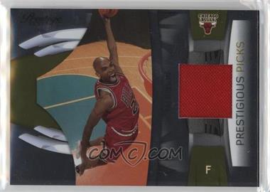 2009-10 Panini Prestige - Prestigious Picks - Gold Materials #24 - Taj Gibson /50