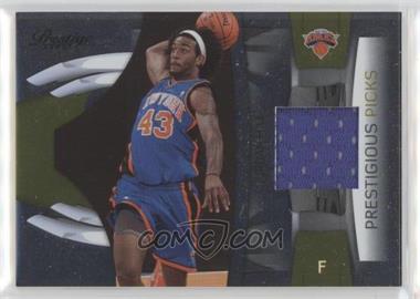 2009-10 Panini Prestige - Prestigious Picks - Gold Materials #7 - Jordan Hill /50