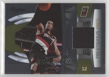 2009-10 Panini Prestige - Prestigious Pros - Gold Materials #45 - LaMarcus Aldridge /50