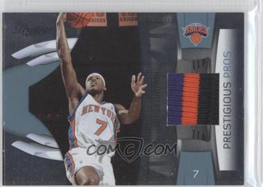 2009-10 Panini Prestige - Prestigious Pros - Platinum Patches #24 - Al Harrington /25