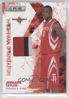 2009-10 Panini Rookies & Stars - Freshman Orientation Materials - Prime #28 - Jermaine Taylor /50