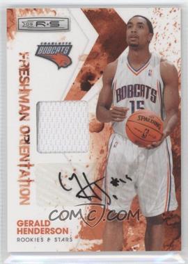 2009-10 Panini Rookies & Stars - Freshman Orientation Materials - Signatures #11 - Gerald Henderson /25