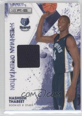 2009-10 Panini Rookies & Stars - Freshman Orientation Materials #2 - Hasheem Thabeet /299