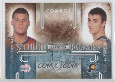 2009-10 Panini Rookies & Stars - Studio Rookies Combos - Gold #10 - Blake Griffin, Tyler Hansbrough /500