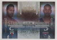 James Johnson, Jeff Teague [EX to NM] #/250