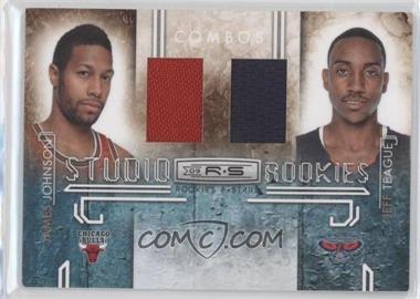 2009-10 Panini Rookies & Stars - Studio Rookies Combos - Materials #5 - James Johnson, Jeff Teague /299