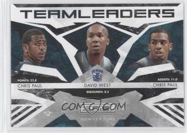 2009-10 Panini Rookies & Stars - Team Leaders - Black #19 - Chris Paul, David West /100