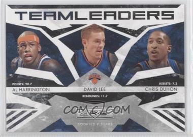 2009-10 Panini Rookies & Stars - Team Leaders - Black #20 - Al Harrington, David Lee, Chris Duhon /100