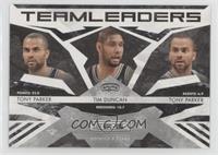 Tony Parker, Tim Duncan #/100