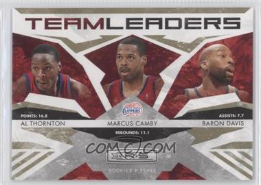 2009-10 Panini Rookies & Stars - Team Leaders - Gold #12 - Al Thornton, Marcus Camby, Baron Davis /500