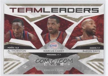 2009-10 Panini Rookies & Stars - Team Leaders - Gold #12 - Al Thornton, Marcus Camby, Baron Davis /500