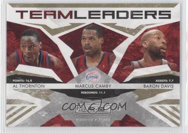 2009-10 Panini Rookies & Stars - Team Leaders - Gold #12 - Al Thornton, Marcus Camby, Baron Davis /500