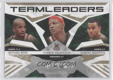 2009-10 Panini Rookies & Stars - Team Leaders - Gold #16 - Michael Redd, Charlie Villanueva,  Ramon Sessions /500