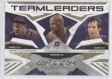 2009-10 Panini Rookies & Stars - Team Leaders - Gold #24 - Amar'e Stoudemire, Shaquille O'Neal, Steve Nash /500