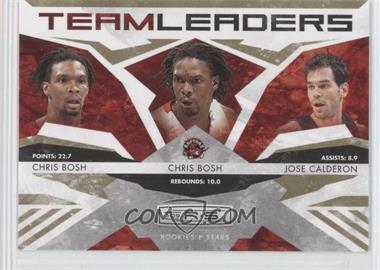 2009-10 Panini Rookies & Stars - Team Leaders - Gold #28 - Chris Bosh, Jose Calderon /500