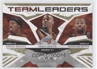 Gerald Wallace, Emeka Okafor, Raymond Felton #/500