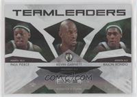 Paul Pierce, Kevin Garnett, Rajon Rondo #/250