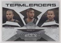 Tony Parker, Tim Duncan #/250