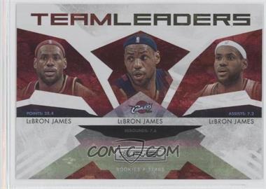 2009-10 Panini Rookies & Stars - Team Leaders - Hologold #5 - LeBron James /250