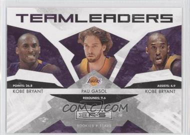 2009-10 Panini Rookies & Stars - Team Leaders #13 - Kobe Bryant, Pau Gasol