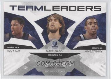 2009-10 Panini Rookies & Stars - Team Leaders #14 - Rudy Gay, Marc Gasol, Mike Conley