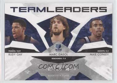 2009-10 Panini Rookies & Stars - Team Leaders #14 - Rudy Gay, Marc Gasol, Mike Conley