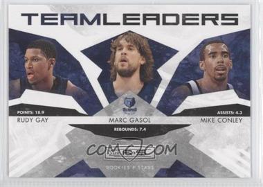 2009-10 Panini Rookies & Stars - Team Leaders #14 - Rudy Gay, Marc Gasol, Mike Conley