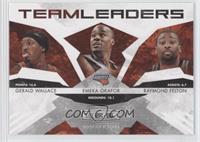 Gerald Wallace, Emeka Okafor, Raymond Felton