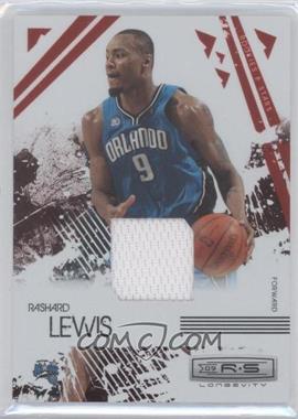 2009-10 Panini Rookies & Stars Longevity - [Base] - Ruby Materials #70 - Rashard Lewis /250