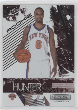 2009-10 Panini Rookies & Stars Longevity - [Base] - Ruby #128 - Chris Hunter /250