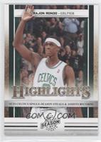 Highlights - Rajon Rondo #/99