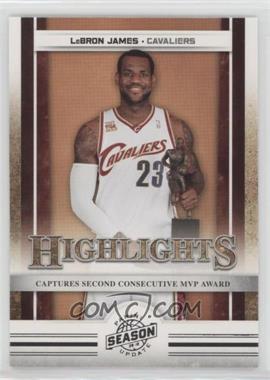 2009-10 Panini Season Update - [Base] #18 - Highlights - LeBron James