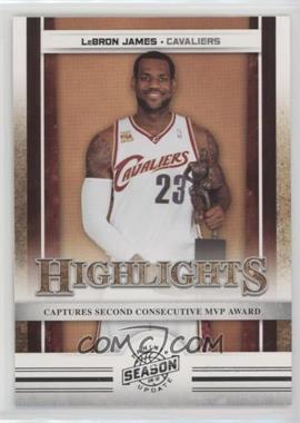 2009-10 Panini Season Update - [Base] #18 - Highlights - LeBron James