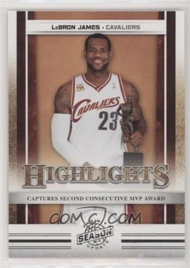 2009-10 Panini Season Update - [Base] #18 - Highlights - LeBron James