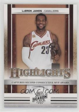 2009-10 Panini Season Update - [Base] #18 - Highlights - LeBron James