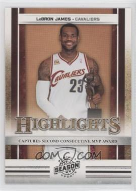 2009-10 Panini Season Update - [Base] #18 - Highlights - LeBron James