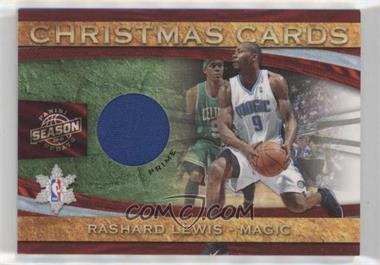 2009-10 Panini Season Update - Christmas Cards Materials - Prime #35 - Rashard Lewis /25