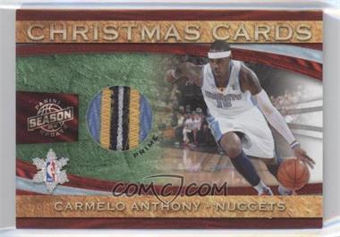 2009-10 Panini Season Update - Christmas Cards Materials - Prime #7 - Carmelo Anthony /25