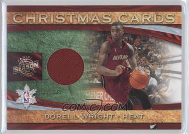 2009-10 Panini Season Update - Christmas Cards Materials #11 - Dorell Wright /499
