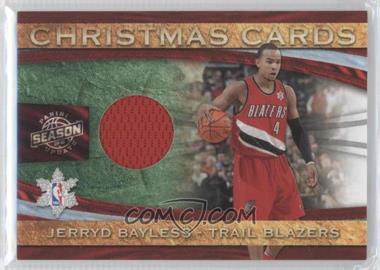 2009-10 Panini Season Update - Christmas Cards Materials #24 - Jerryd Bayless /499